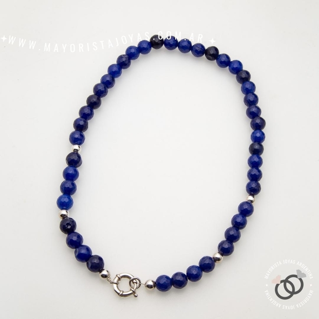 COLLAR PLATA Y PIEDRA (PCN0016)