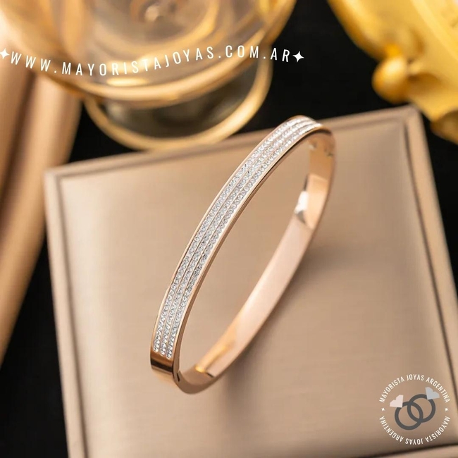 PULSERA DE ACERO RIGIDA (BAR0078)