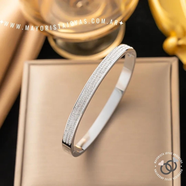 PULSERA DE ACERO RIGIDA (BAR0079)