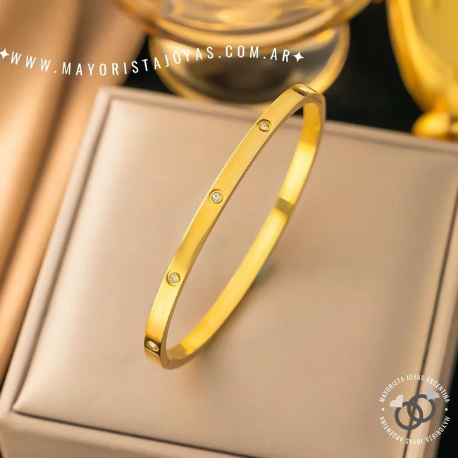 PULSERA DE ACERO RIGIDA (BAR0093)