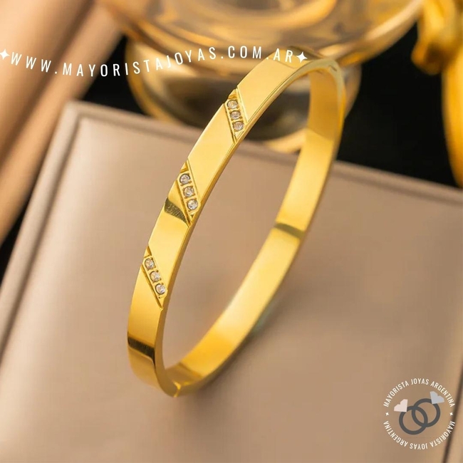 PULSERA DE ACERO RIGIDA (BAR0088)