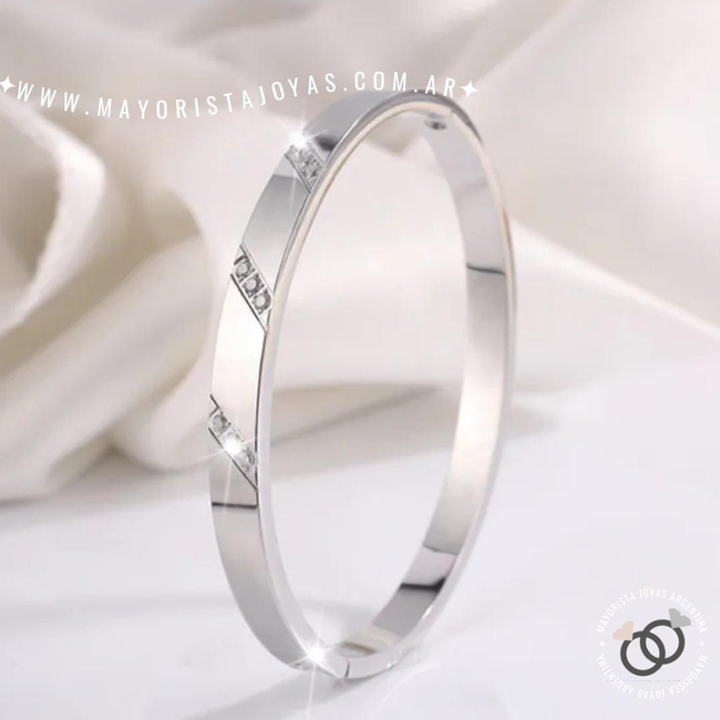 PULSERA DE ACERO RIGIDA (BAR0089)