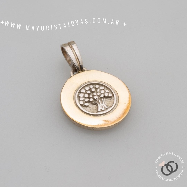 DIJE PLATA Y ORO (POD0195)