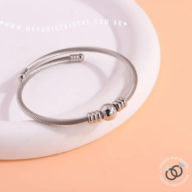 PULSERA DE ACERO RIGIDA (BAR0096)