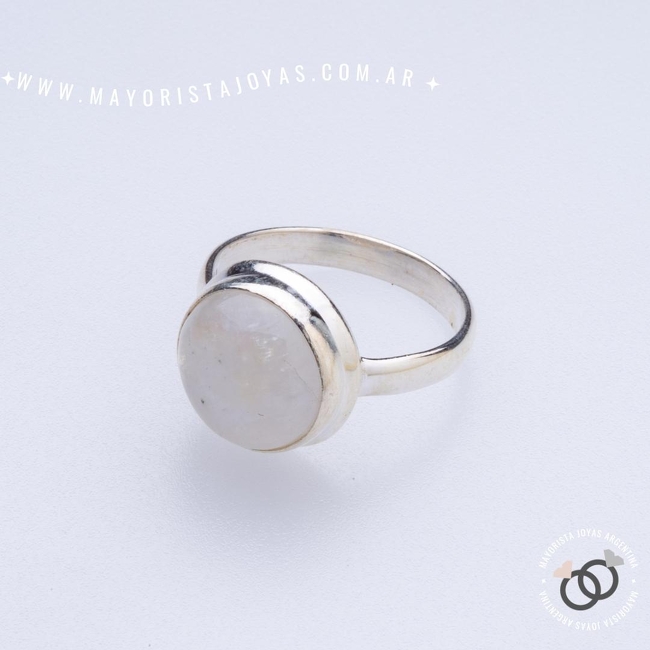 ANILLO PLATA Y PIEDRA (PAP0373)