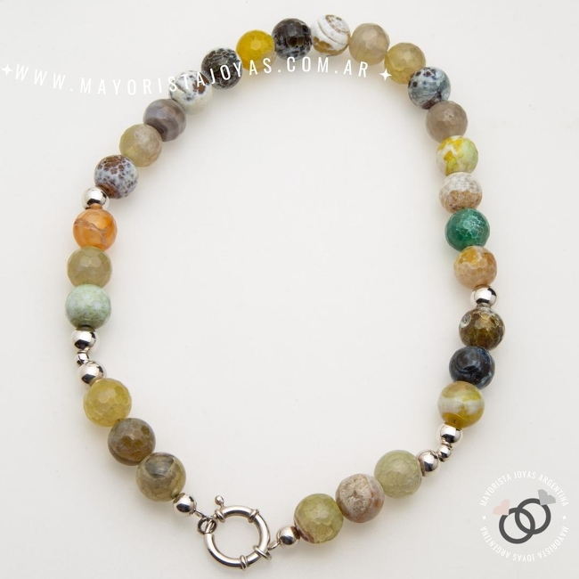 COLLAR PLATA Y PIEDRA (PCN0019)