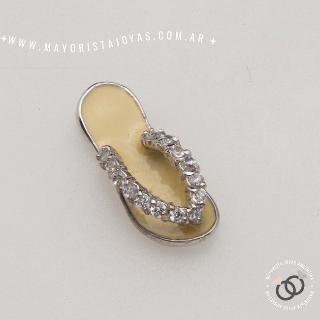 DIJE PLATA Y CUBIC (PDC0195)