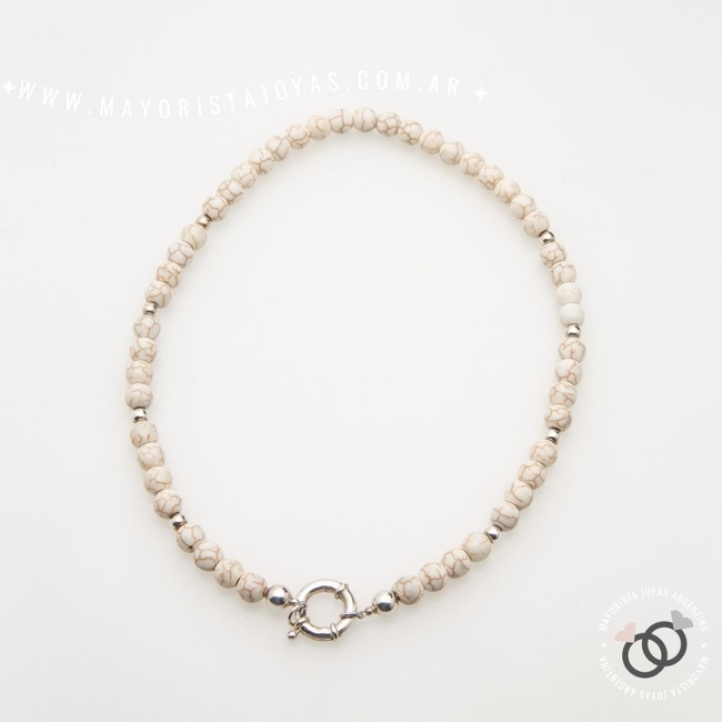 COLLAR PLATA Y PIEDRA (PCN0020)