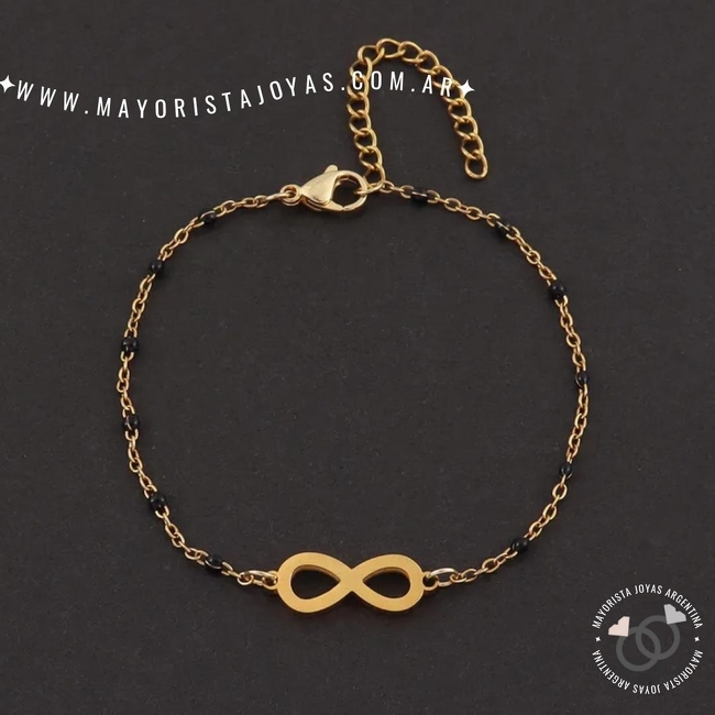 PULSERA CON CRISTALES Y ASTERISMOS (BAP0129)