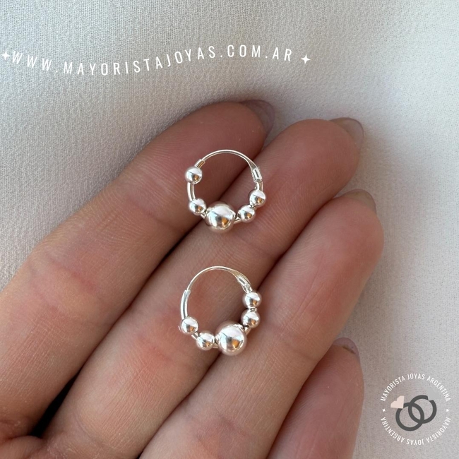 ARGOLLAS PLATA LISA (PHL0210)