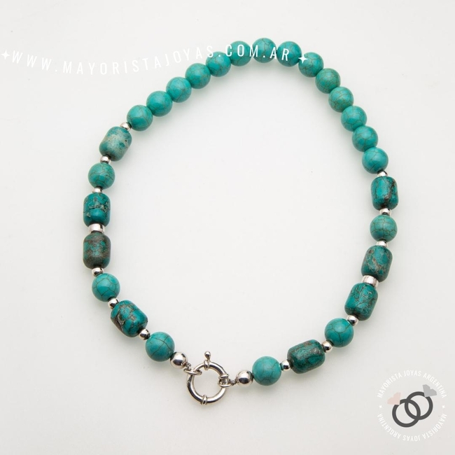 COLLAR PLATA Y PIEDRA (PCN0022)