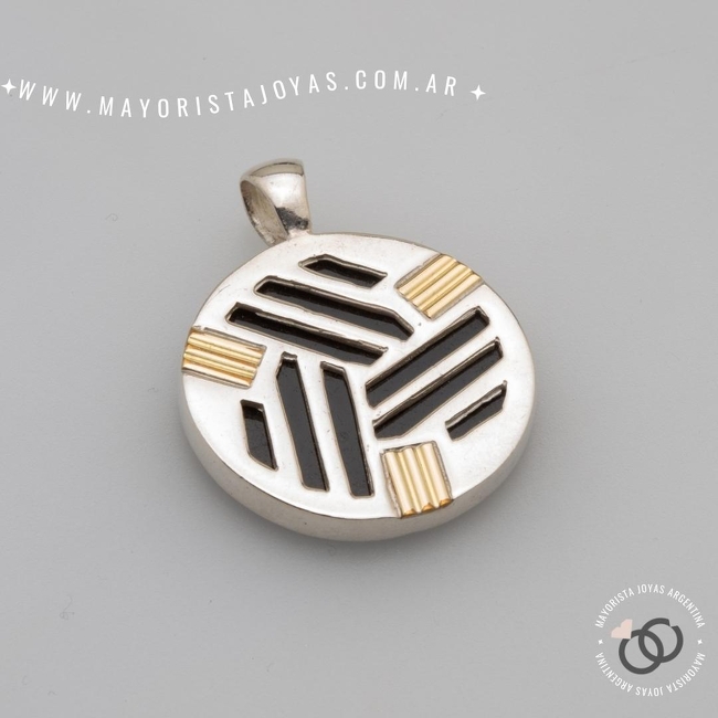 DIJE PLATA Y ORO (POD0200)