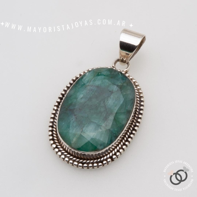 DIJE PLATA Y PIEDRA (PPD0319)