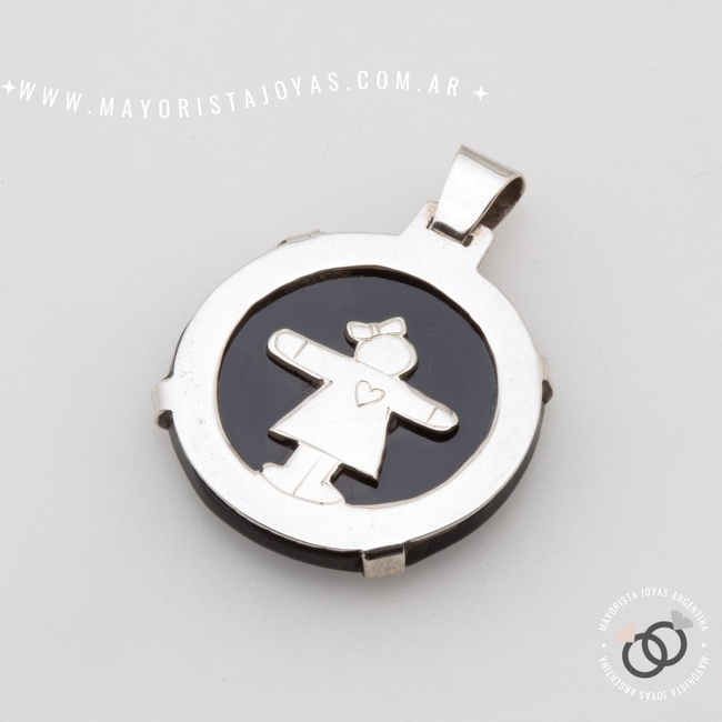 DIJE PLATA Y PIEDRA (PPD0337)