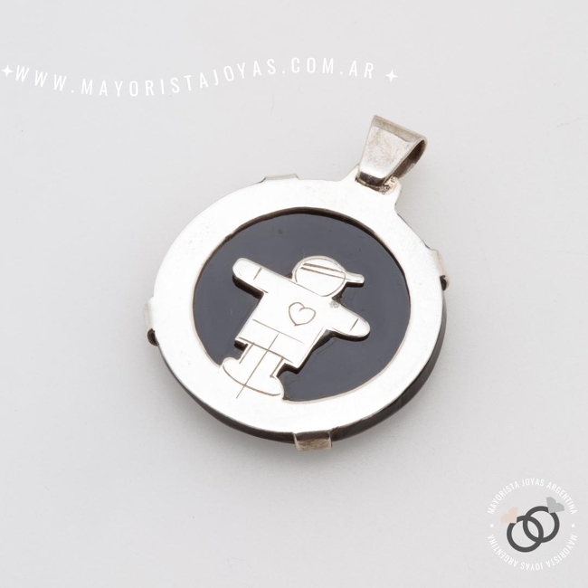 DIJE PLATA Y PIEDRA (PPD0338)