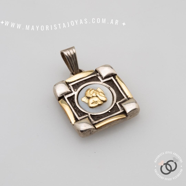 DIJE PLATA Y ORO (POD0179)