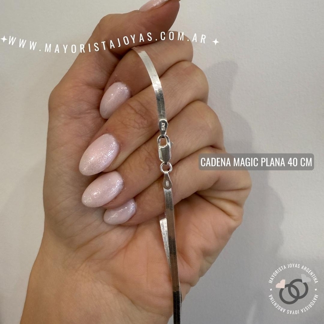 CADENA PLATA 40CM (PCI0104)