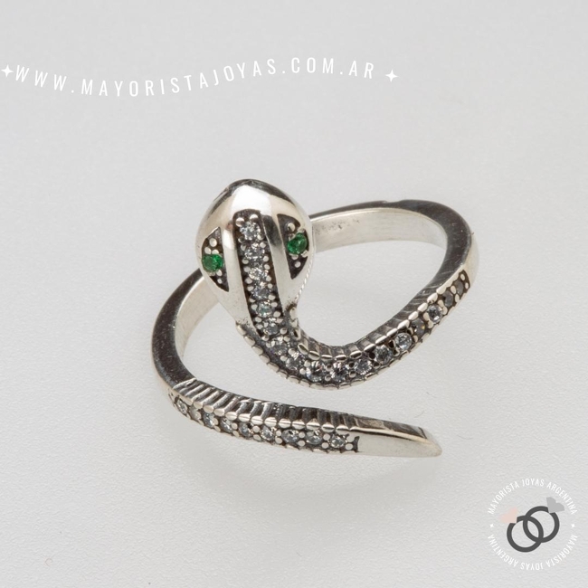 ANILLO PLATA Y CUBIC (PAC0372)