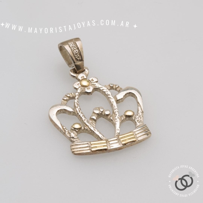 DIJE PLATA Y ORO (POD0209)