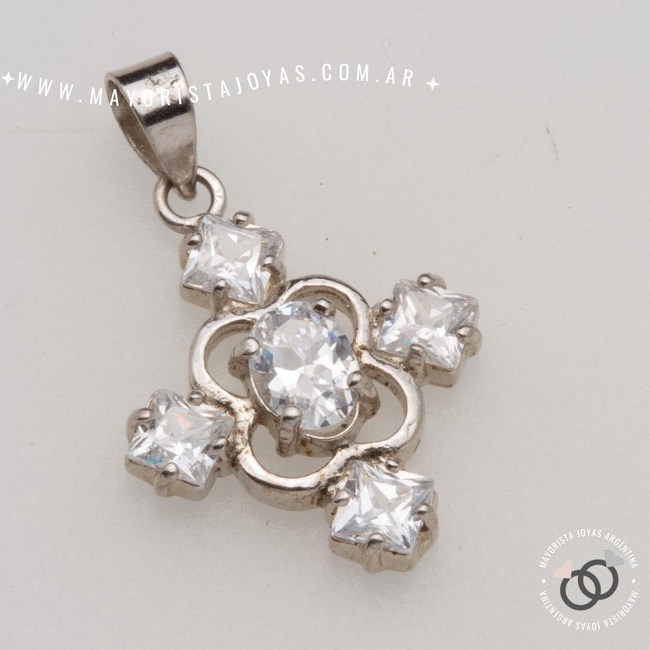 DIJE PLATA Y CUBIC (PDC0211)