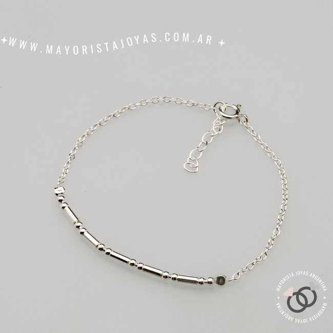PULSERA PLATA LISA (PBL0271)
