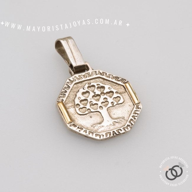 DIJE PLATA Y ORO (POD0219)