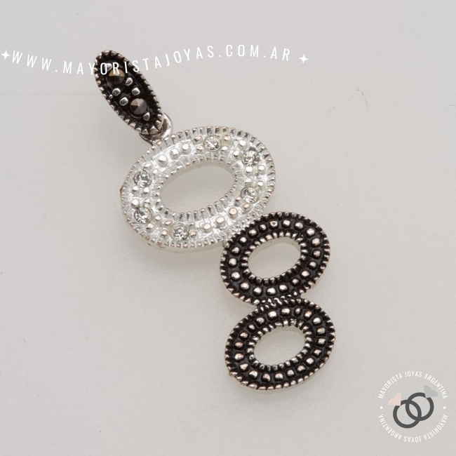 DIJE PLATA Y CUBIC (PDC0215)