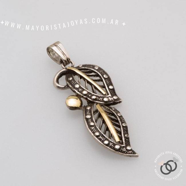 DIJE PLATA Y ORO (POD0221)