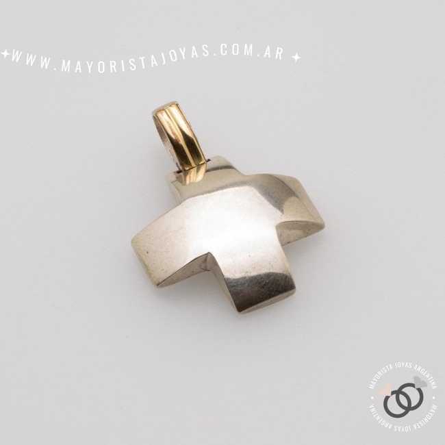 DIJE PLATA Y ORO (POD0222)