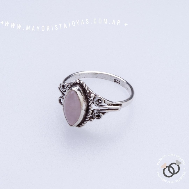 ANILLO PLATA Y PIEDRA (PAP0410)