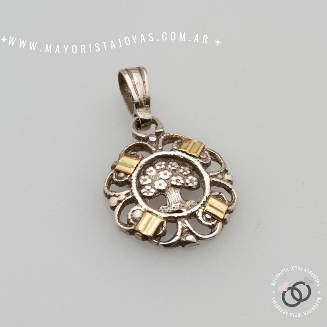 DIJE PLATA Y ORO (POD0229)