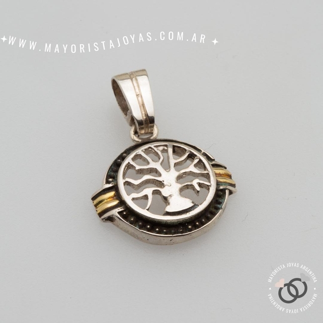 DIJE PLATA Y ORO (POD0232)