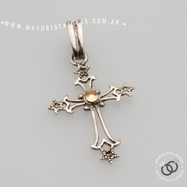 DIJE PLATA Y ORO (POD0234)