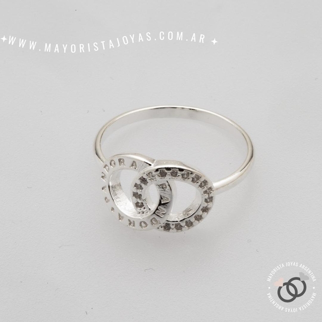 ANILLO PLATA Y CUBIC (PAC0398)