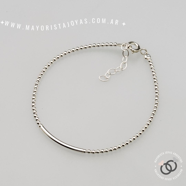 PULSERA PLATA LISA (PBL0269)