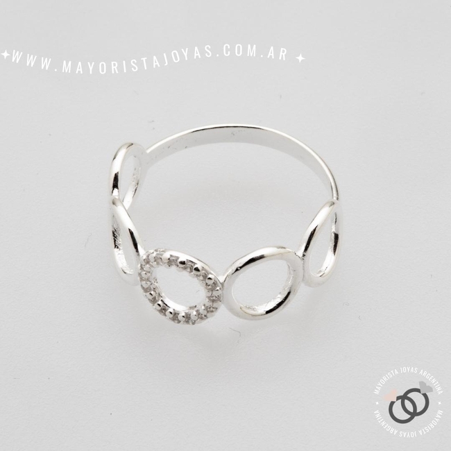 ANILLO PLATA Y CUBIC (PAC0396)