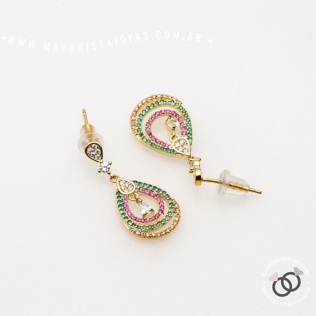 PENDIENTES CON CRISTAL (MPC0320)