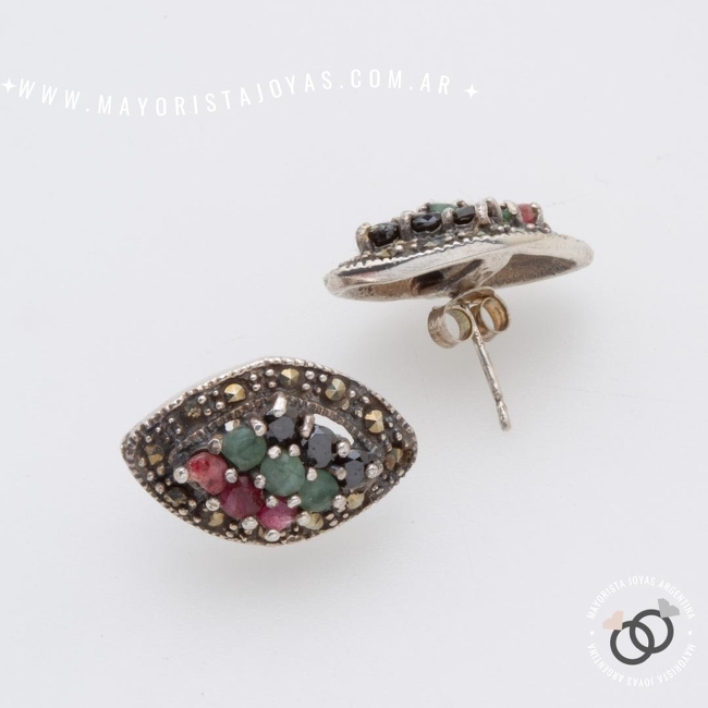 AROS PLATA Y PIEDRA (PPN0227)