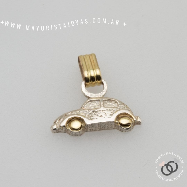 DIJE PLATA Y ORO (POD0250)