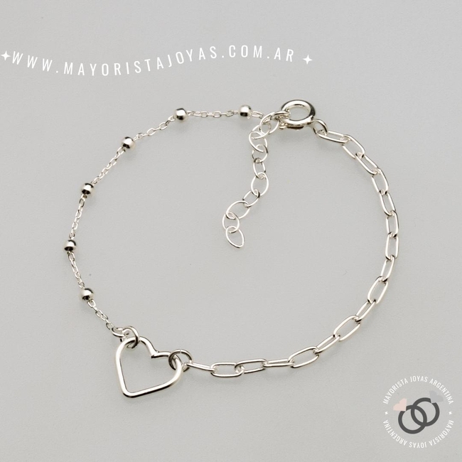 PULSERA PLATA LISA (PBL0242)