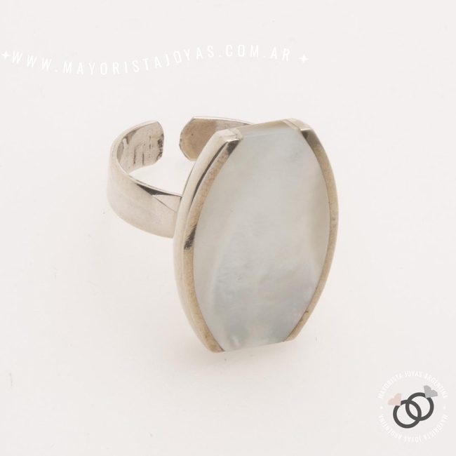 ANILLO PLATA Y PIEDRA (PAP0501)