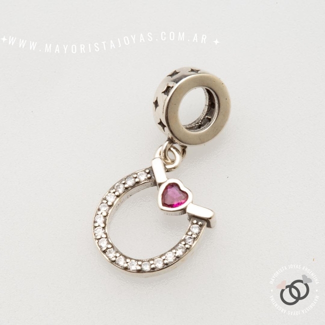CHARMS PLATA Y CUBIC PARA PANDORA (PP0097)
