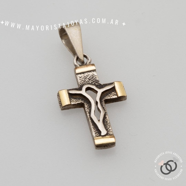 DIJE PLATA Y ORO (POD0254)