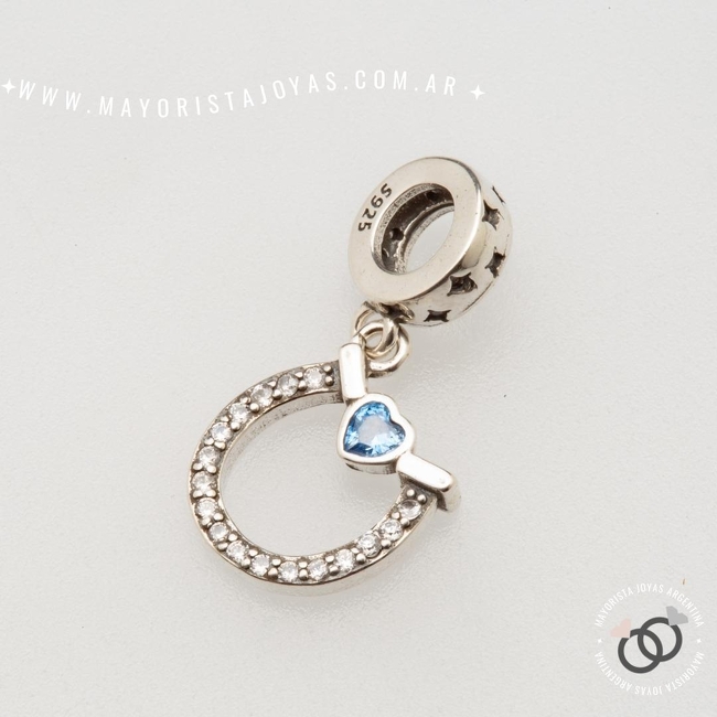 CHARMS PLATA Y CUBIC PARA PANDORA (PP0096)