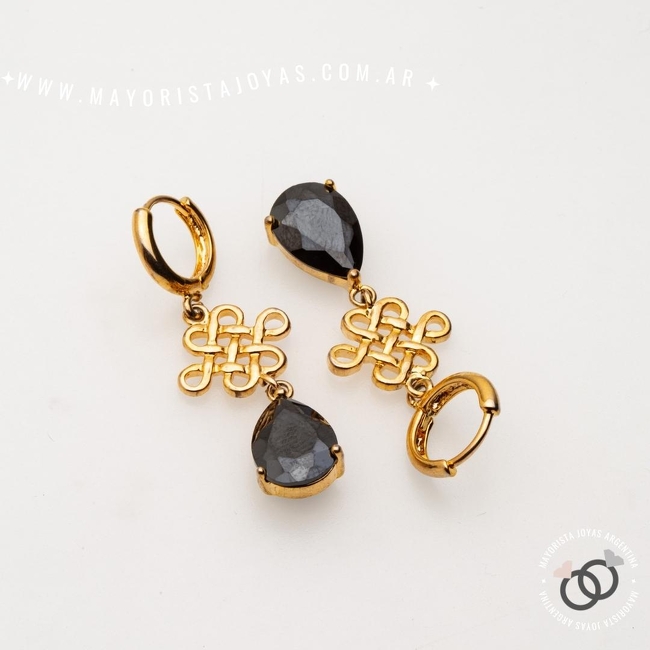 PENDIENTES CON CRISTAL (MPC0318)