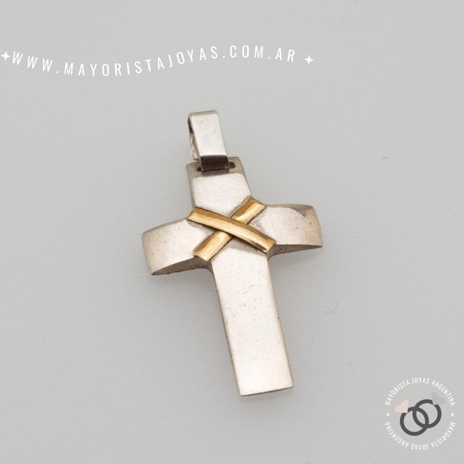 DIJE PLATA Y ORO (POD0256)