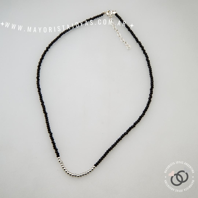 COLLAR PLATA 925 CON CRISTAL (PCK0036)