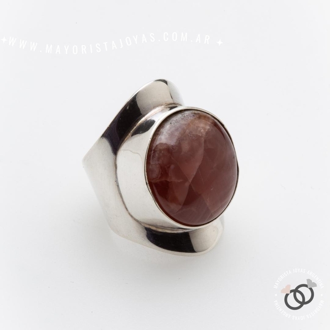 ANILLO PLATA Y PIEDRA (PAP0533)