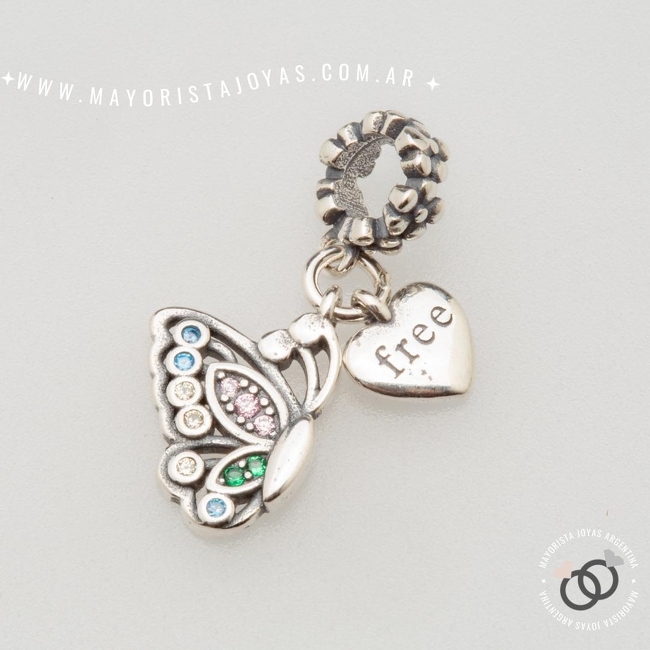 CHARMS PLATA Y CUBIC PARA PANDORA (PP0142)