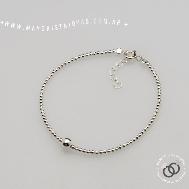 PULSERA PLATA LISA (PBL0277)